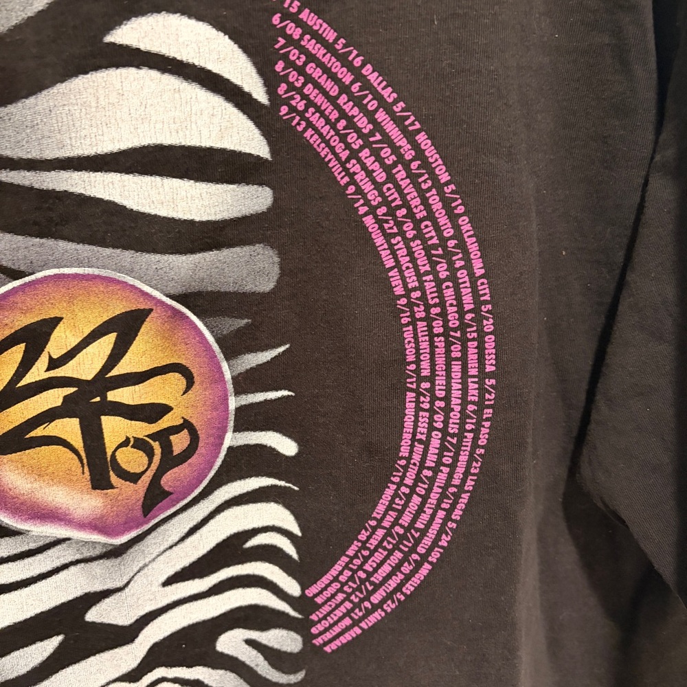 Zz Top Vintage Tour Shirt View 6
